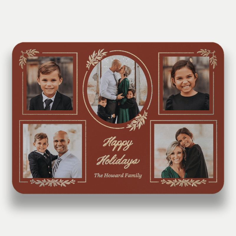 Botanical Frames Holiday Card