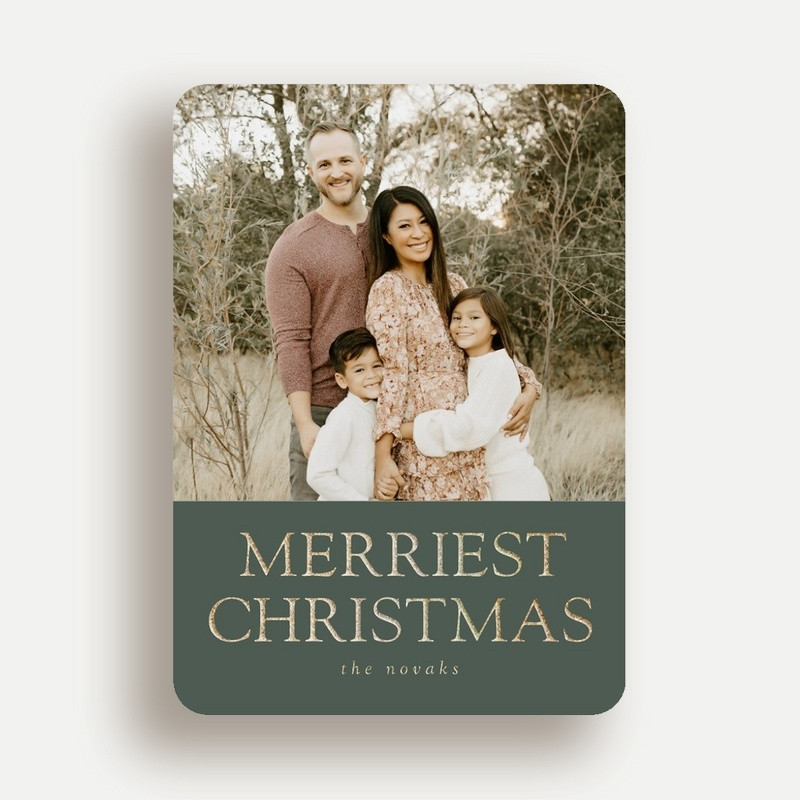 Editable Merriest Sentiment