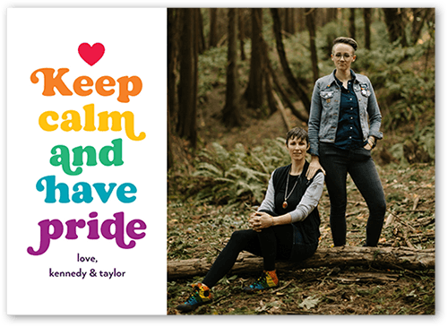 Have Pride 5x7 White  Pride Card