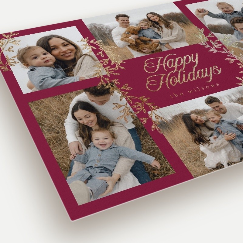 Painted Sprigs Holiday Card