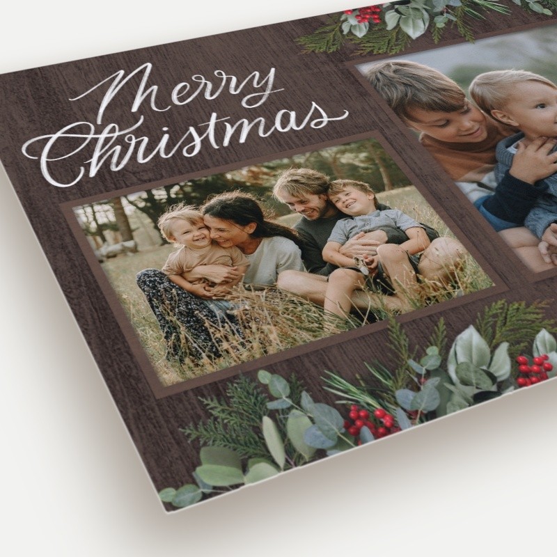 Pine Berry Holiday Card