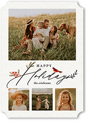 Bird and Holly Berry