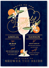 Sweet Nectarine 5x7 Foil Stamped