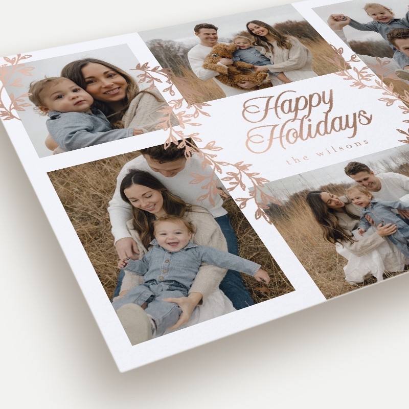 Painted Sprigs Holiday Card