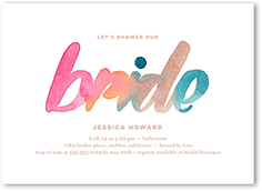 Brightly Colored Bridal