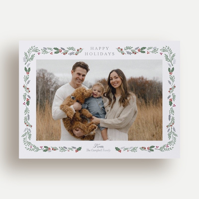 Painted Holly Frame