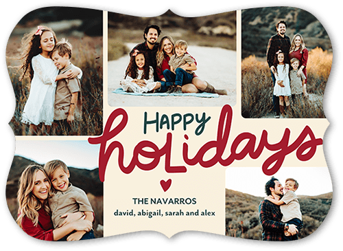 Loving Season 5x7 Beige  Holiday Card