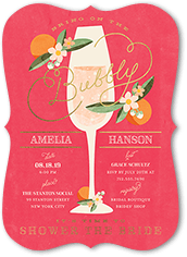Sweet Nectarine 5x7 Foil Stamped