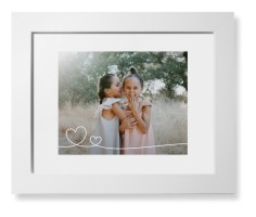 Double Heart Line Art