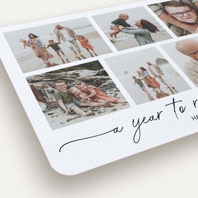 Year Remembrance New Year's Card