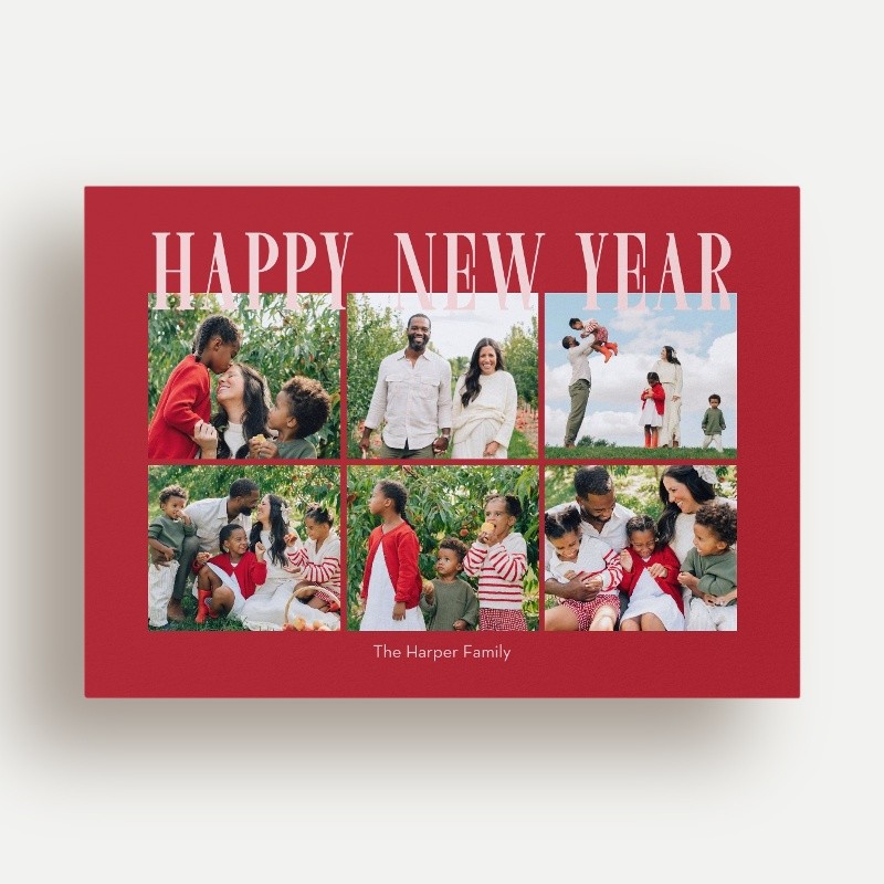 Elegant Serif Holiday Card