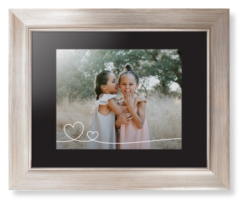 Double Heart Line Art