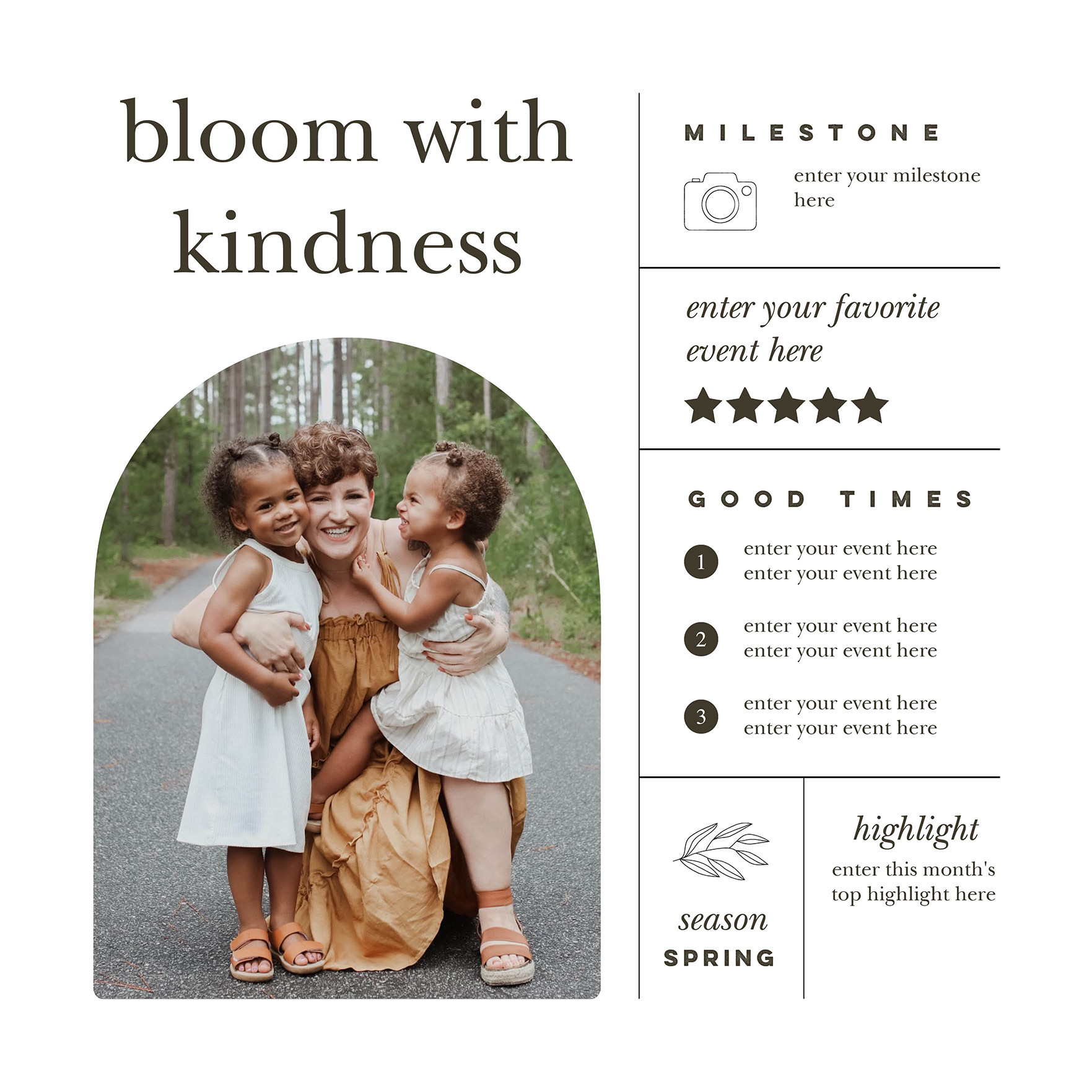 Modern Year In Review Gallery Calendar 12x12 undefined  Wall Calendar