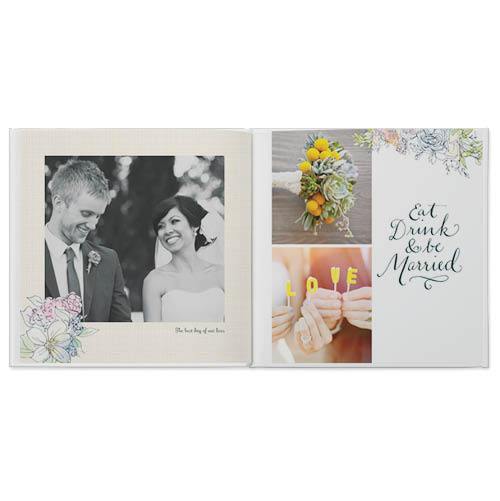 Watercolor Wedding 12x12 undefined  Premium Album