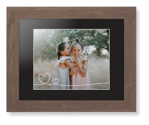 Double Heart Line Art