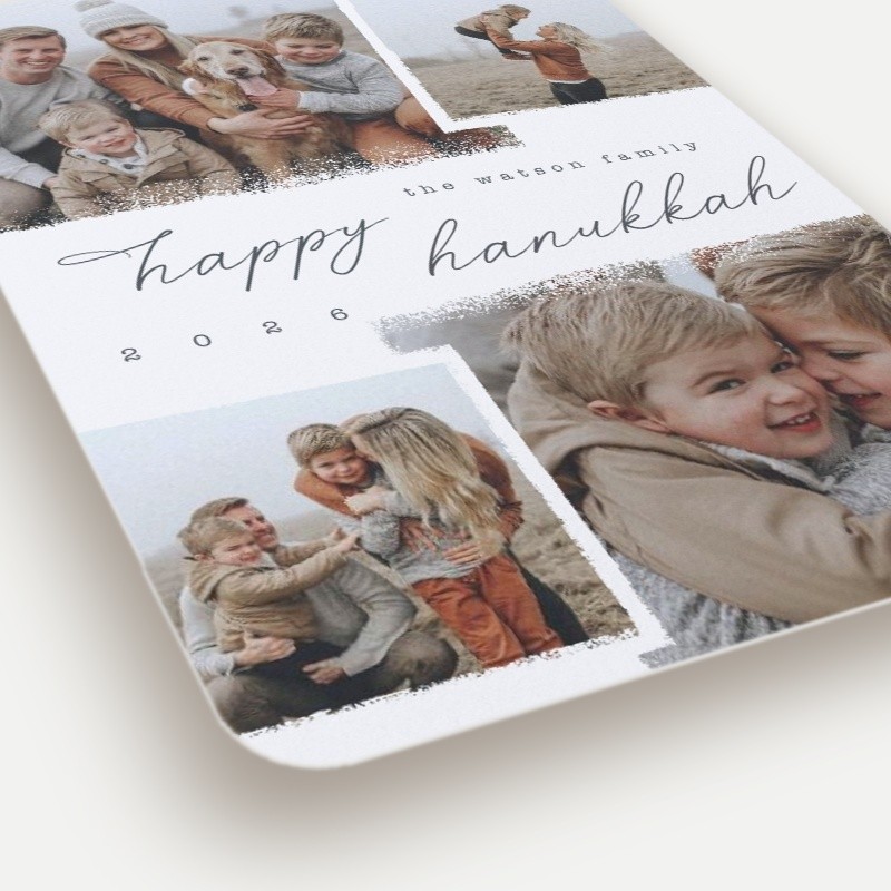 Snowy Scrapbook Holiday Card