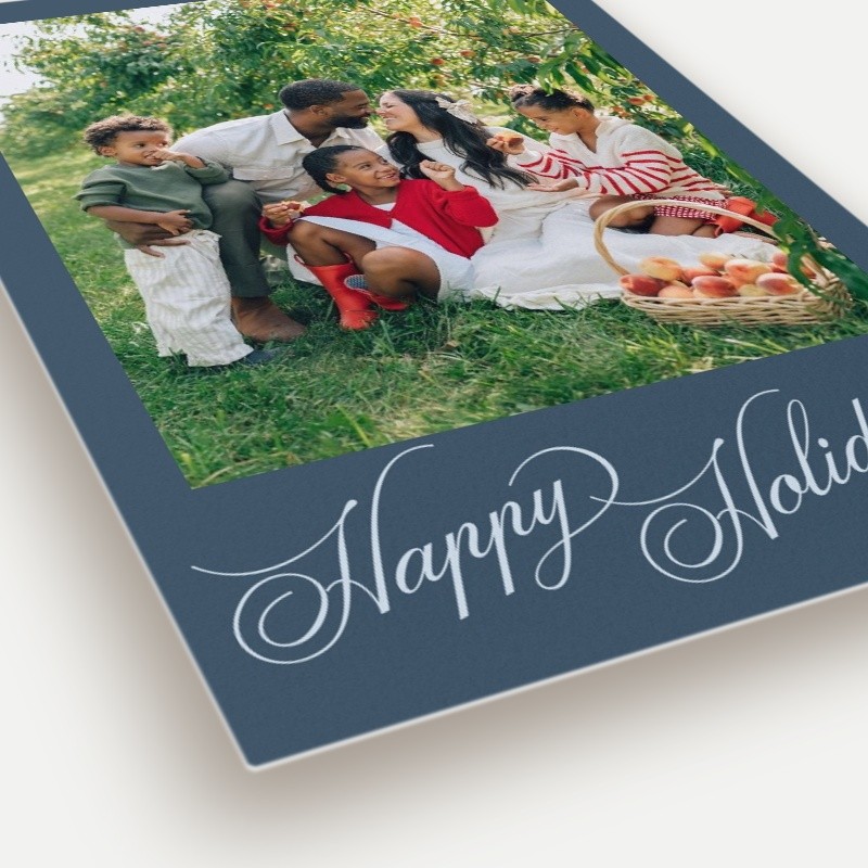 Script Collage Holiday Card