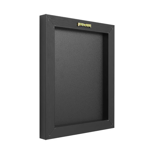 Brushstrokes 10x14 White  Mounted Print