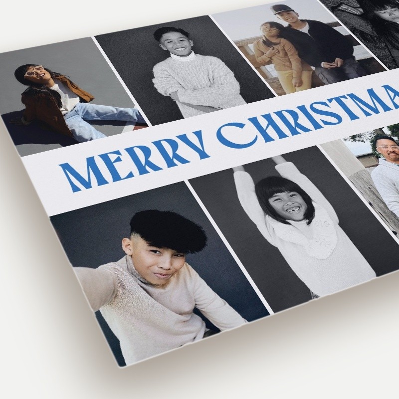 Bold Collage Holiday Card