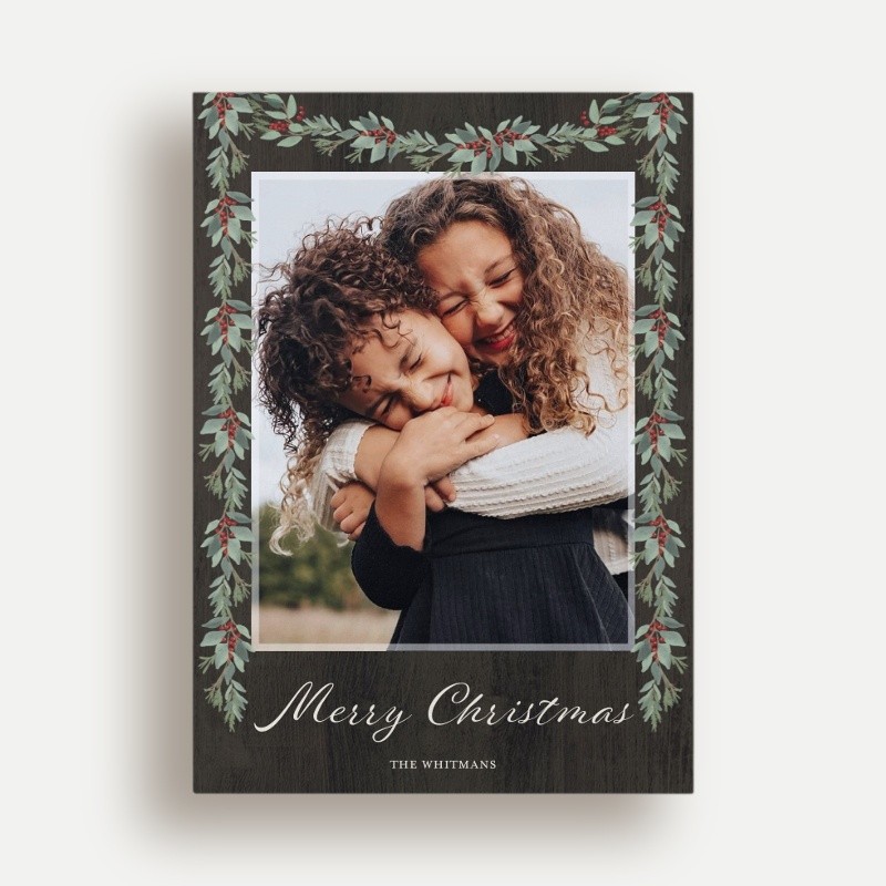 Berry Swag Holiday Card