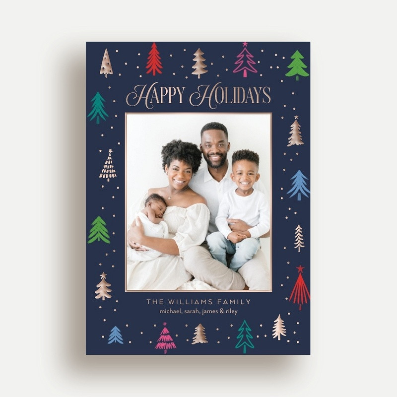 Festive Tree Border