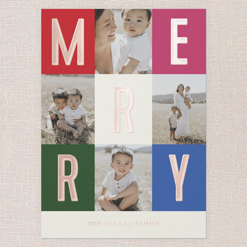 Modern Colorblock Merriment