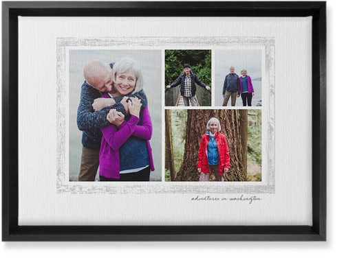 Brushed Border Collage Of Four