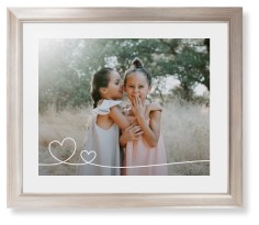 Double Heart Line Art