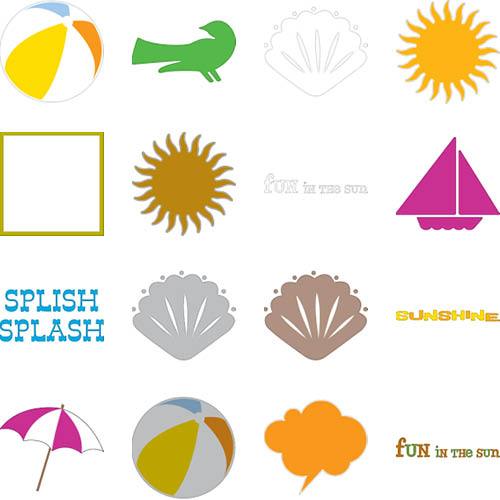 Fun In The Sun 12x12 undefined  Premium Album