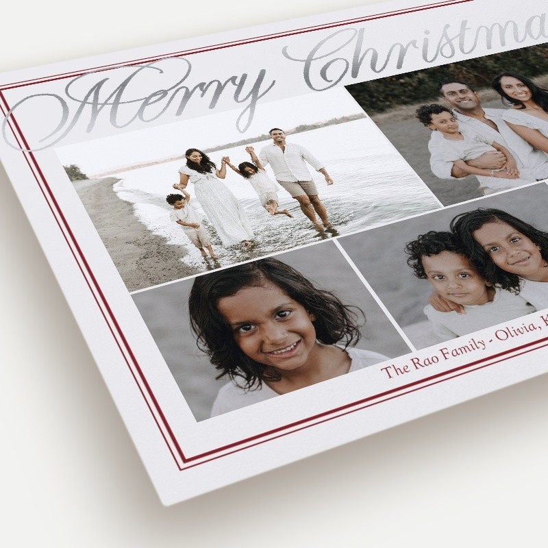 Grand Script Holiday Card