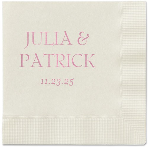 Custom Napkins For August Weddings
