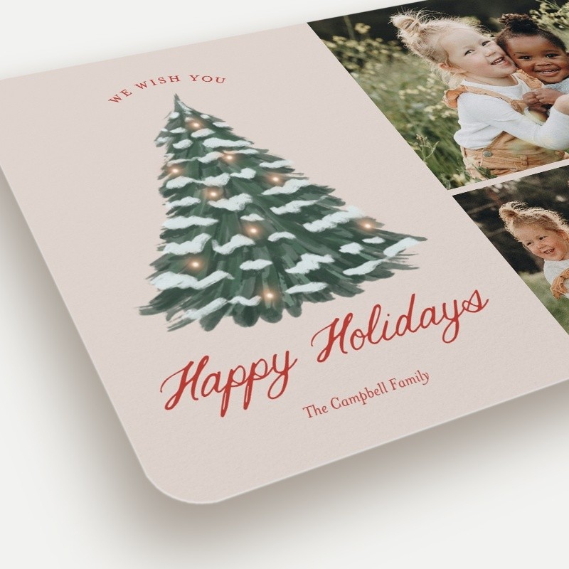 Snowy Pine Holiday Card