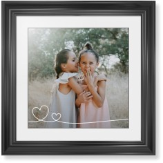 Double Heart Line Art