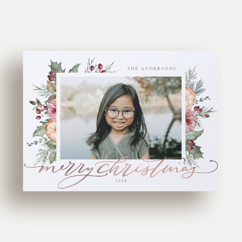 Premium Foil Christmas Invitations