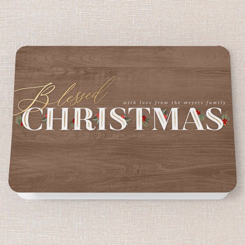 Brown Religious Holiday Card