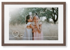 Double Heart Line Art