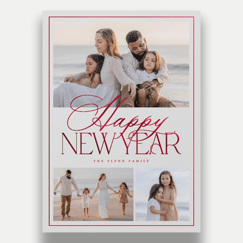 Refined Collage Holiday Card