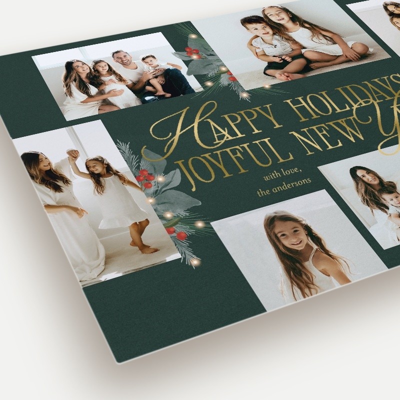 Botanical Sentiment Holiday Card