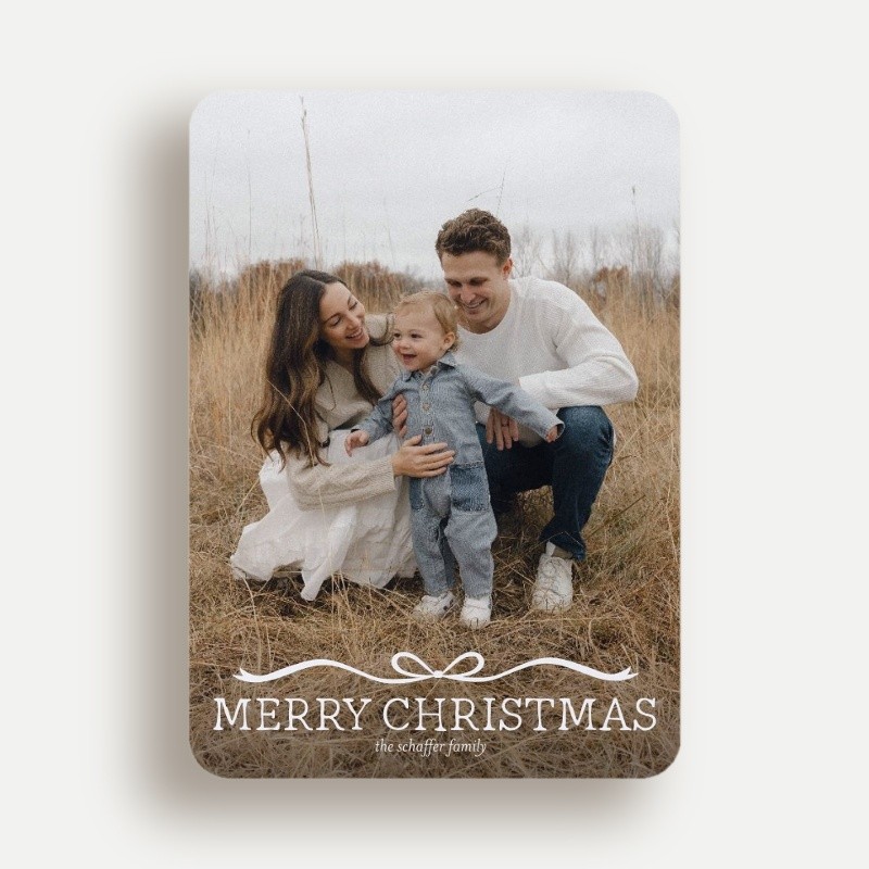 Bow Tied Holiday Card