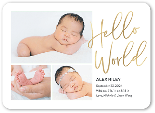 Welcome To The World