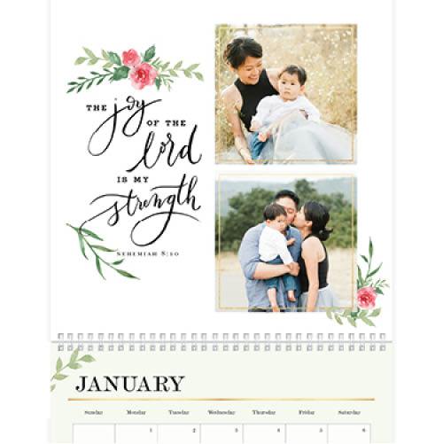 Elegant Blessings Calendar