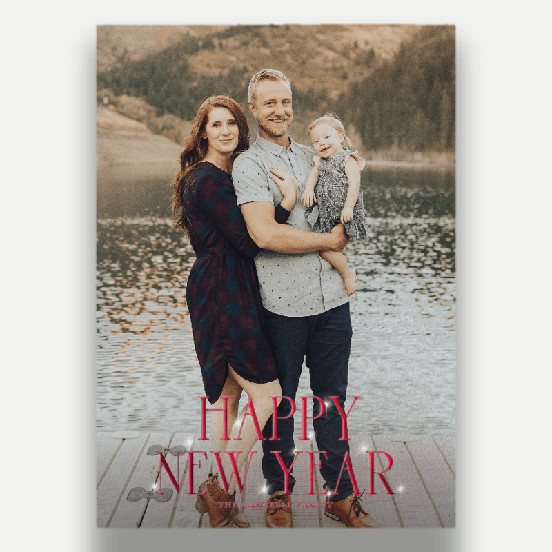 Soft Flare Holiday Card