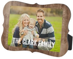 Printed Weathered Faux Wood Landscape