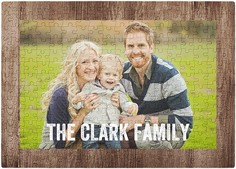 Printed Weathered Faux Wood Landscape