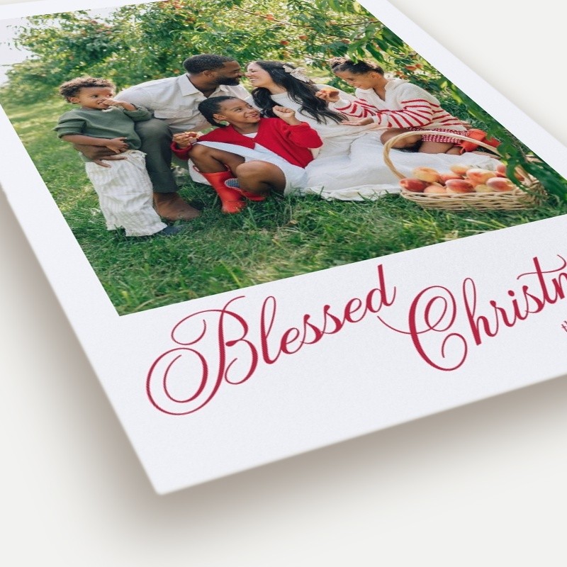 Script Collage Holiday Card