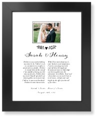 Elegant Wedding Vow Collage