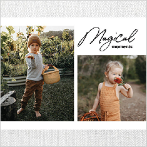 Black And White Rustic Calendar 12x12 undefined  Wall Calendar