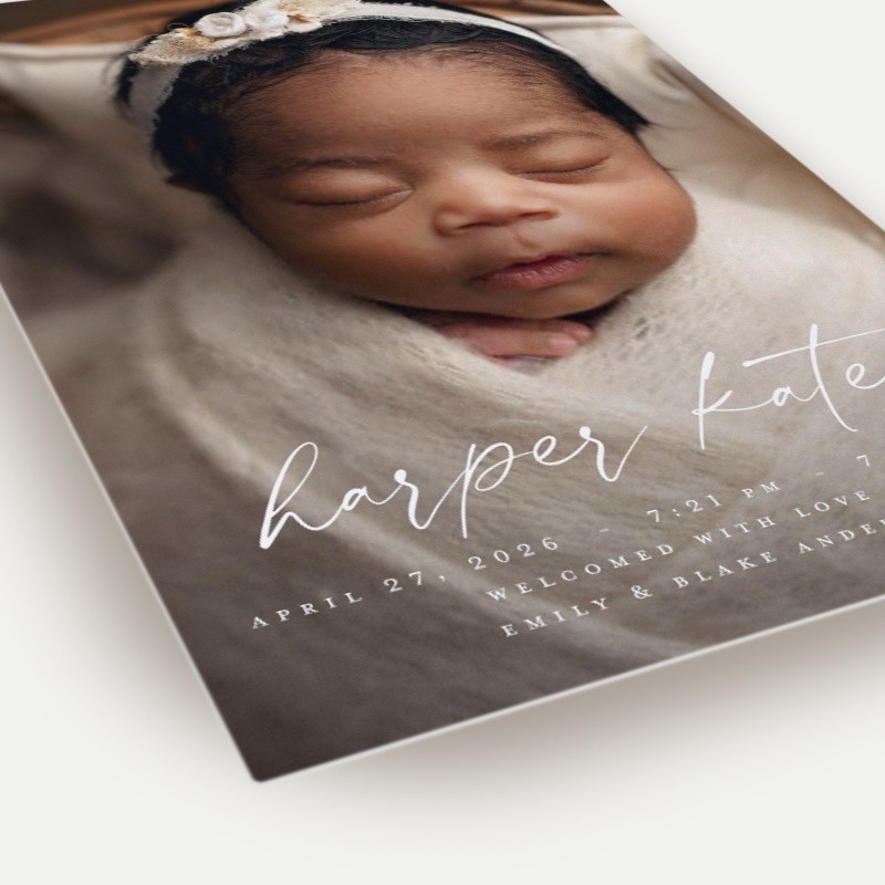 Little Welcome Birth Announcement
