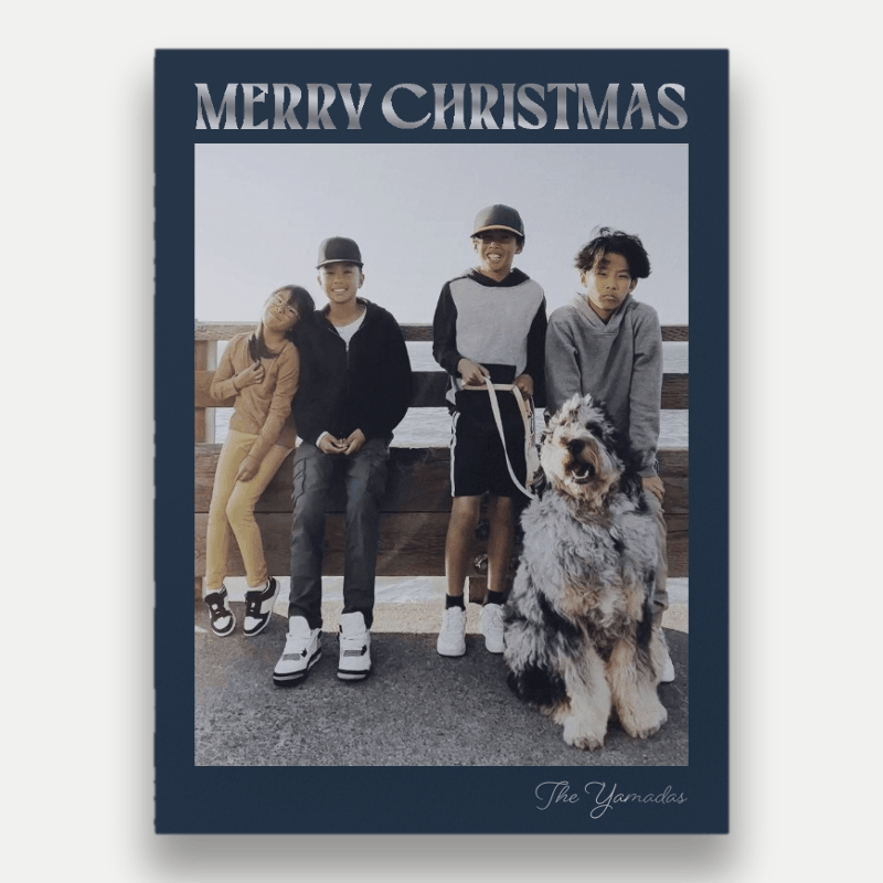 Bold Stack Holiday Card