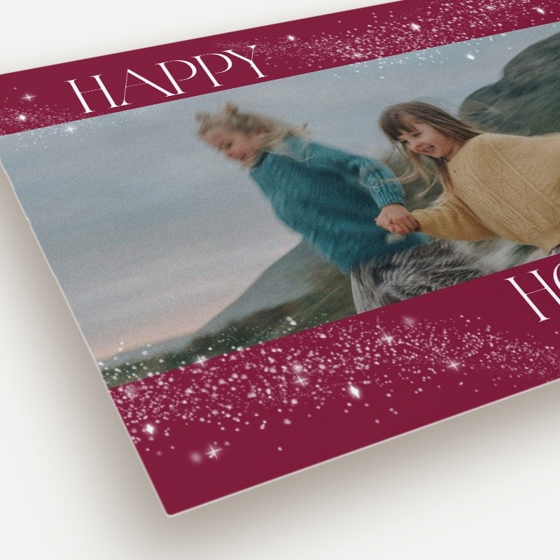 Celestial Sparkle Holiday Card